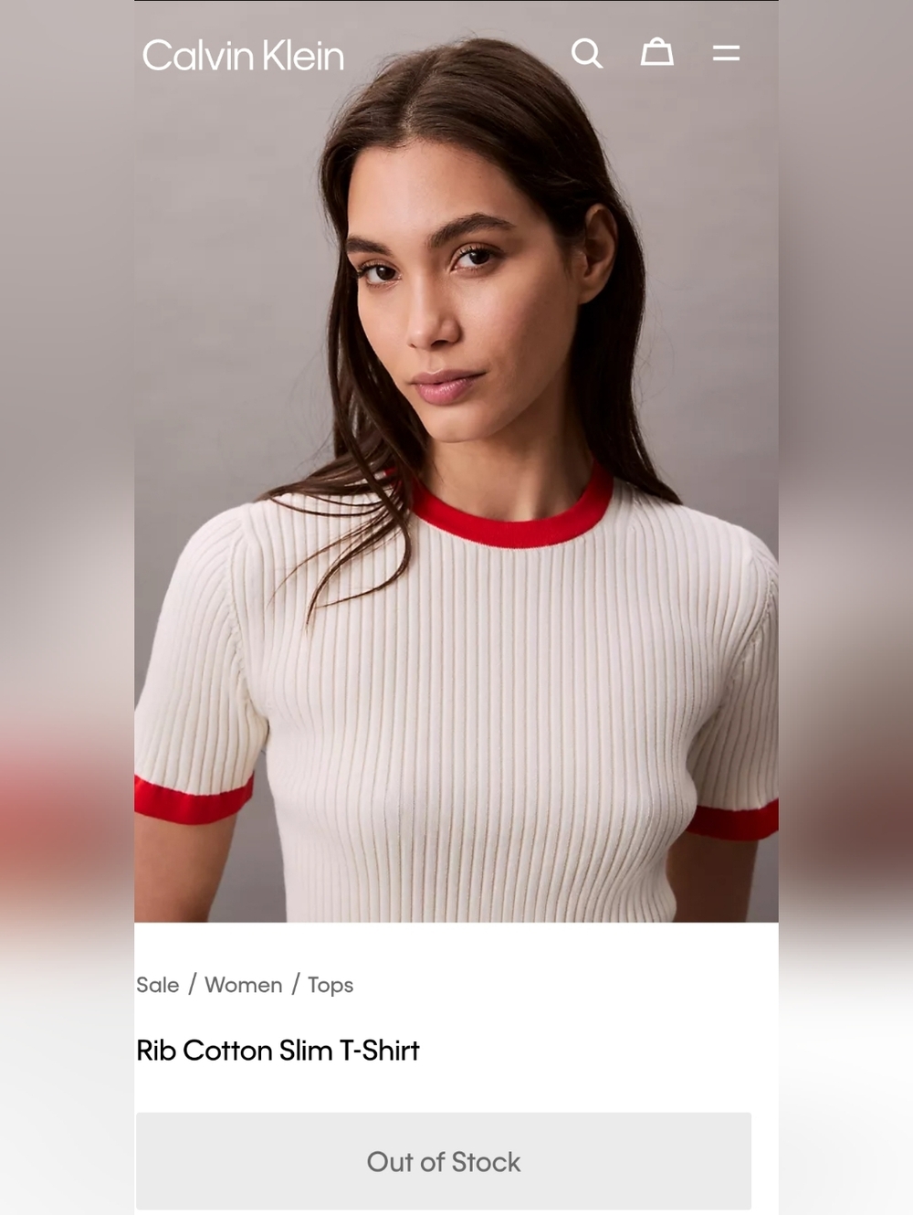 Womens Calvin Klien Top Size XL N.w.t